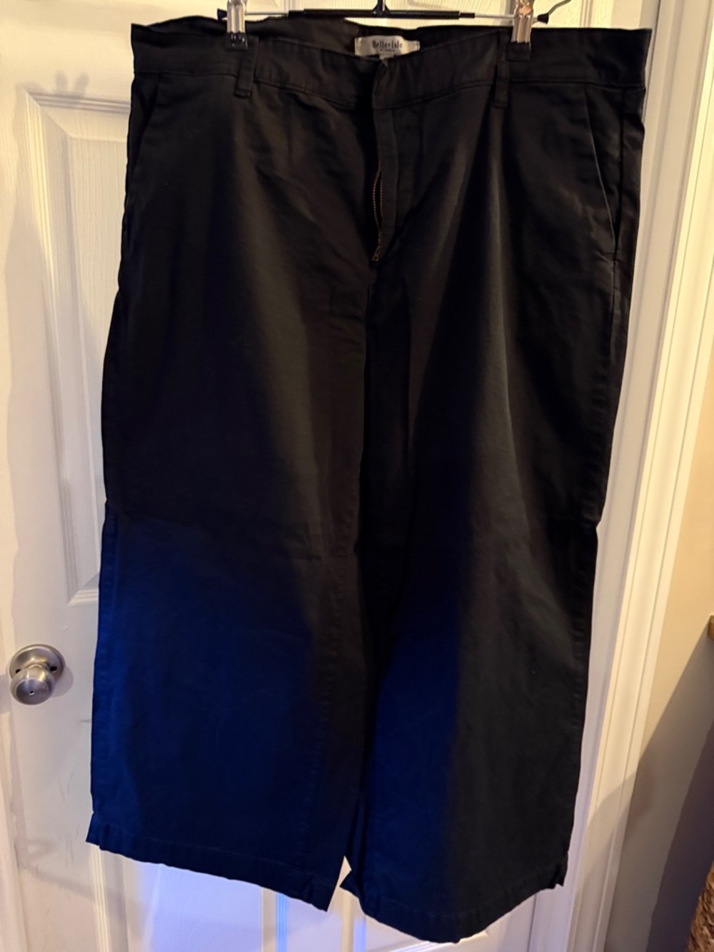 torrid Black Wide-Leg Capris